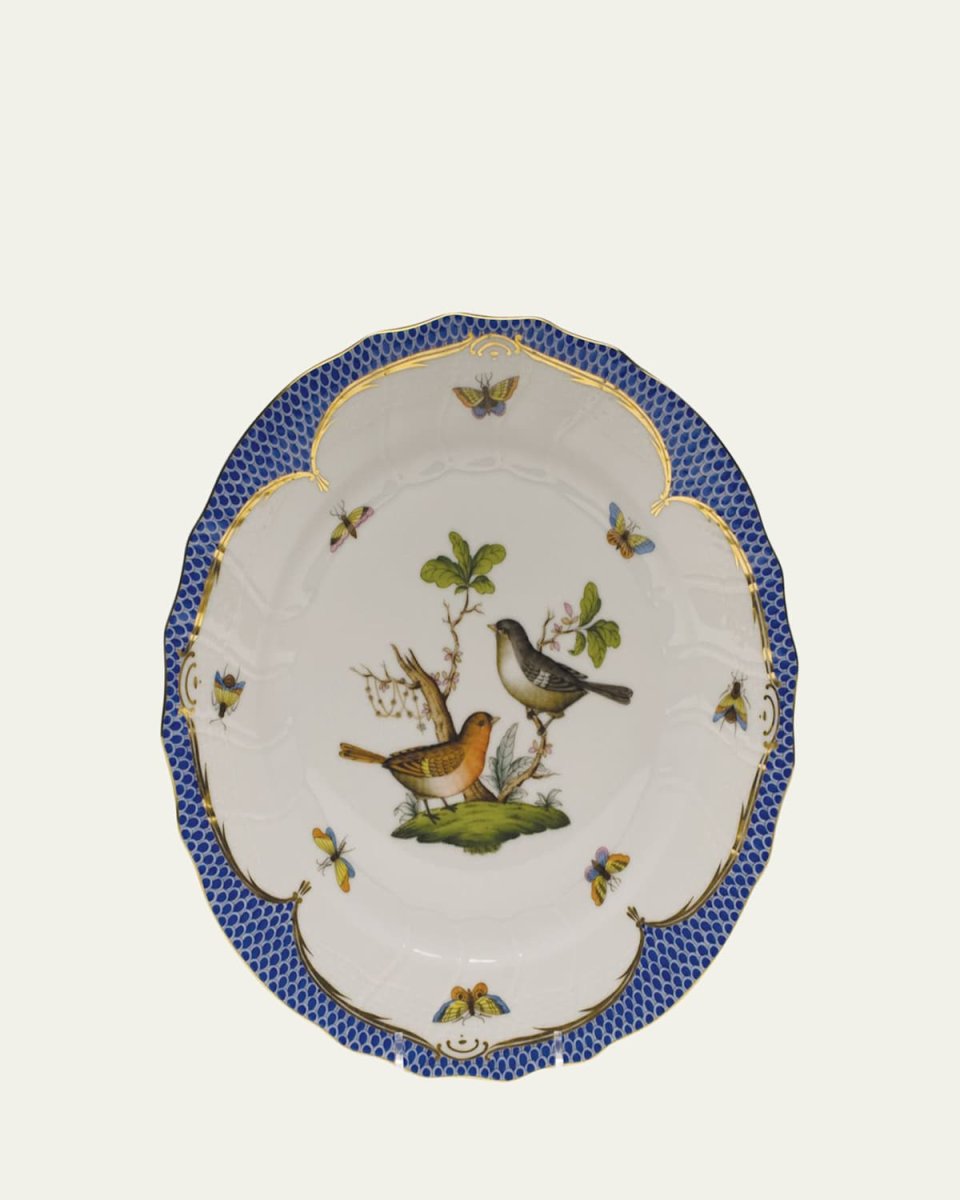 Rothschild Blue Motif 05 Dinner Plate